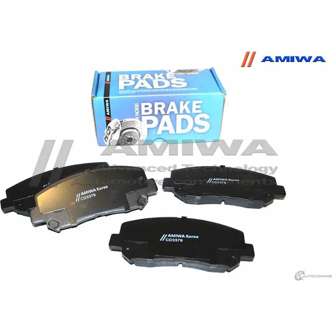 Колодки тормозные дисковые передние speed stop AMIWA 1FXR7O 1422490701 L0 KQM CD3379 изображение 0