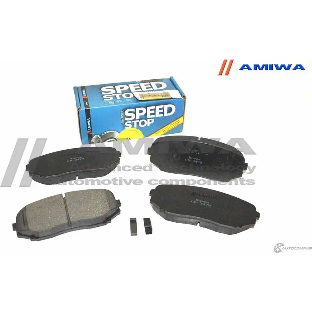 Колодки тормозные дисковые передние speed stop AMIWA 1422490718 1 DLYA VSQ3AK CD3479 изображение 0