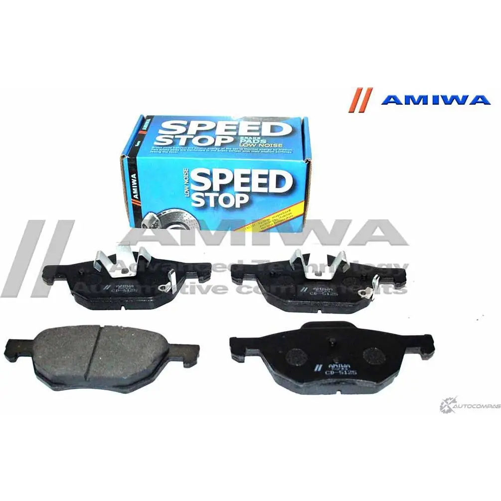 Колодки тормозные дисковые передние speed stop AMIWA DI FGZ62 1422490582 TT3ZTB CD5125 изображение 0