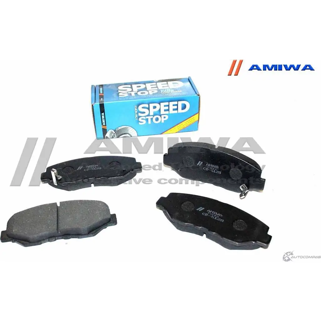Колодки тормозные дисковые передние speed stop AMIWA HXLVVZ 1422490657 CD5128 3U8X Y