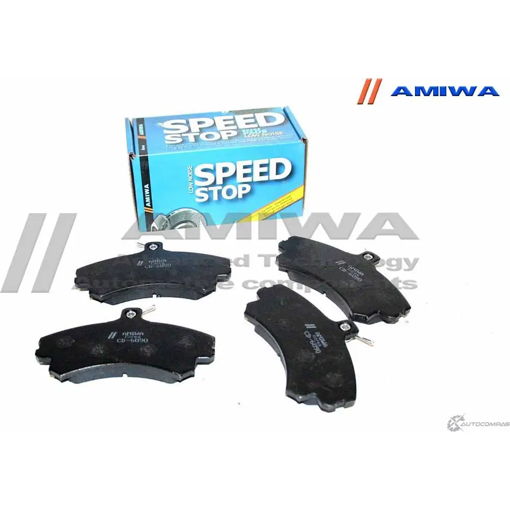 Колодки тормозные дисковые передние speed stop AMIWA 0X306 1422490246 CD6090 PVCON C - Изображение 1