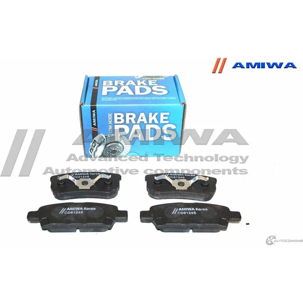 Колодки тормозные дисковые задние speed stop AMIWA WPSH8 ZC CD6124S 1422490445 LTTJ92