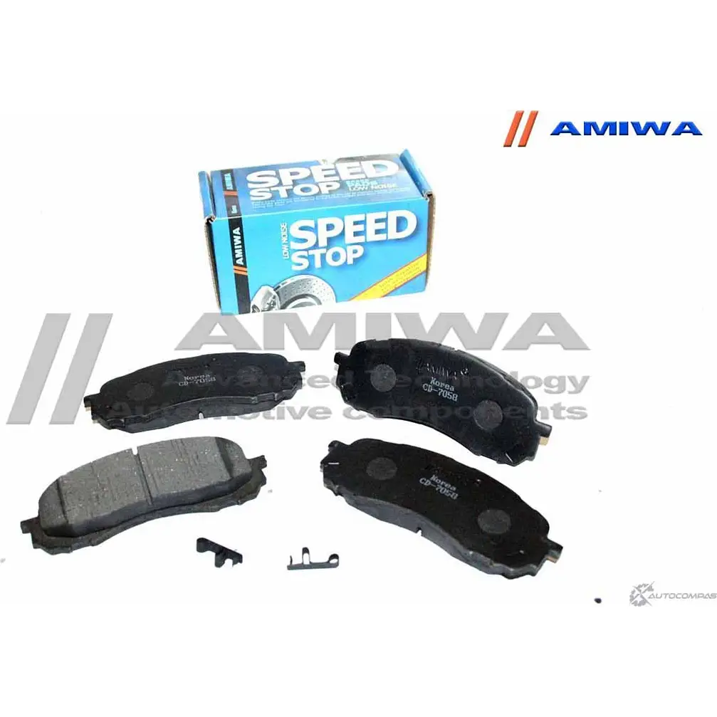 Колодки тормозные дисковые передние speed stop AMIWA 1422490679 CD7058 1 9J9T 2U32BF1 изображение 0