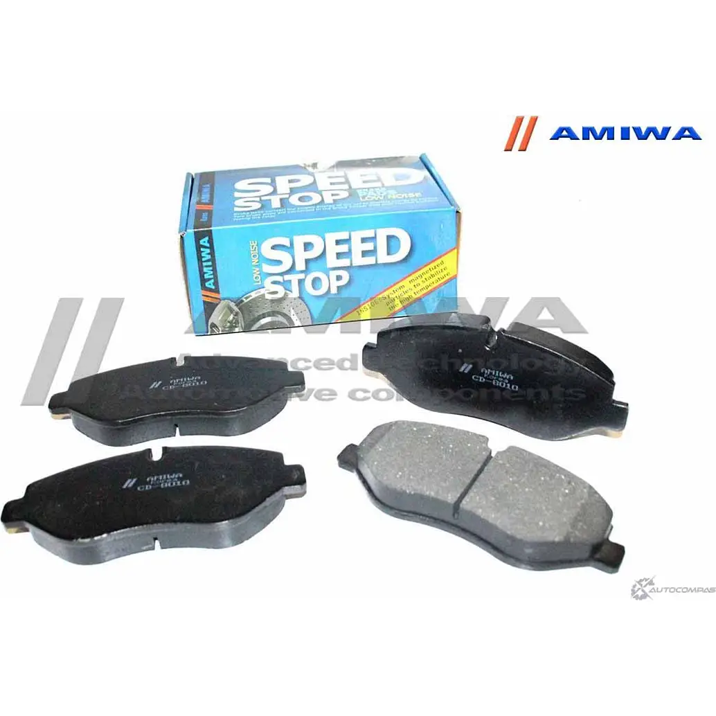 Колодки тормозные дисковые передние speed stop AMIWA N9C SA 1422490723 113OG CD8010 изображение 0