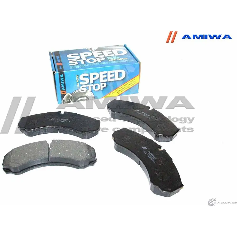 Колодки тормозные дисковые передние speed stop AMIWA 9 DNOA CD8020 1422490772 GFZ3C4F - Изображение 1