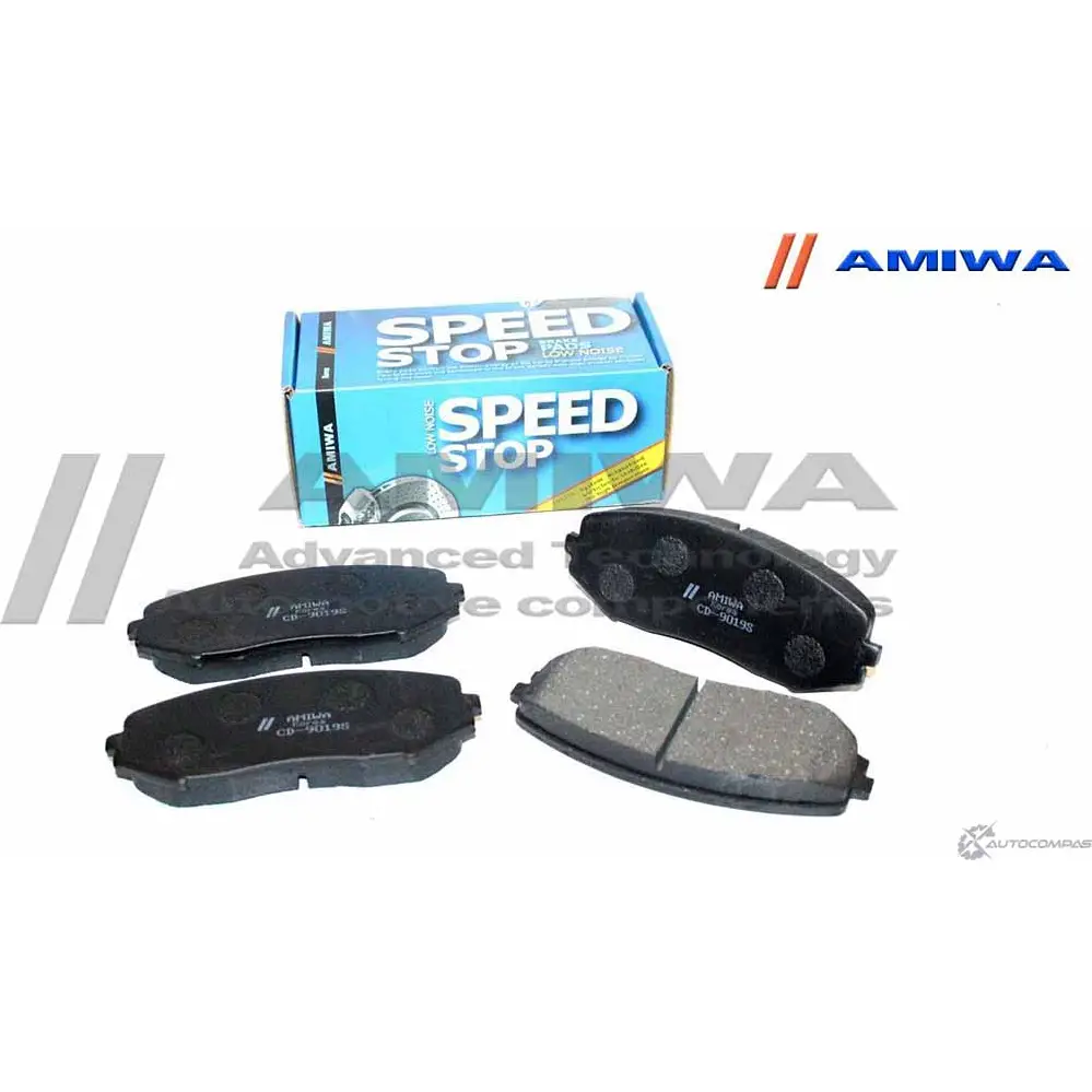 Колодки тормозные дисковые передние speed stop AMIWA 1422490593 TL EXKZ XBYSZ CD9019S изображение 0
