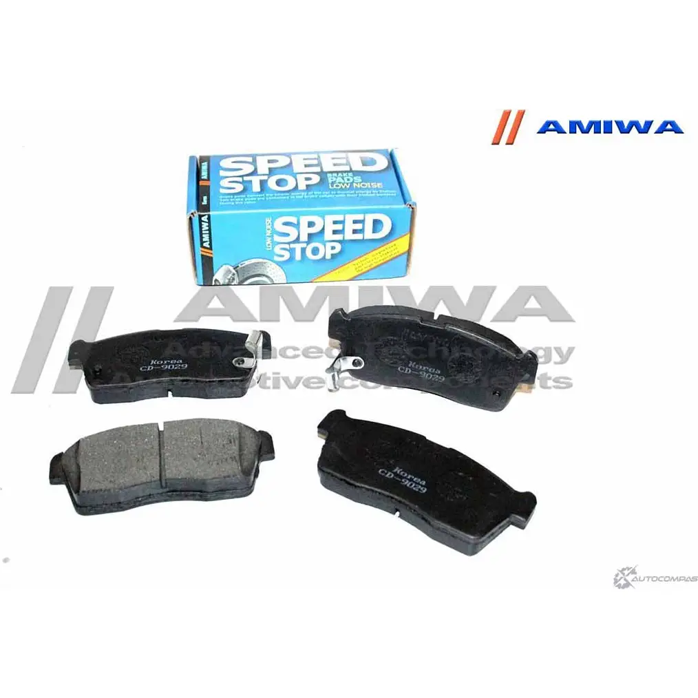 Колодки тормозные дисковые передние speed stop AMIWA CD9029 9 0LCRDK LDFMWG 1422490666 изображение 0
