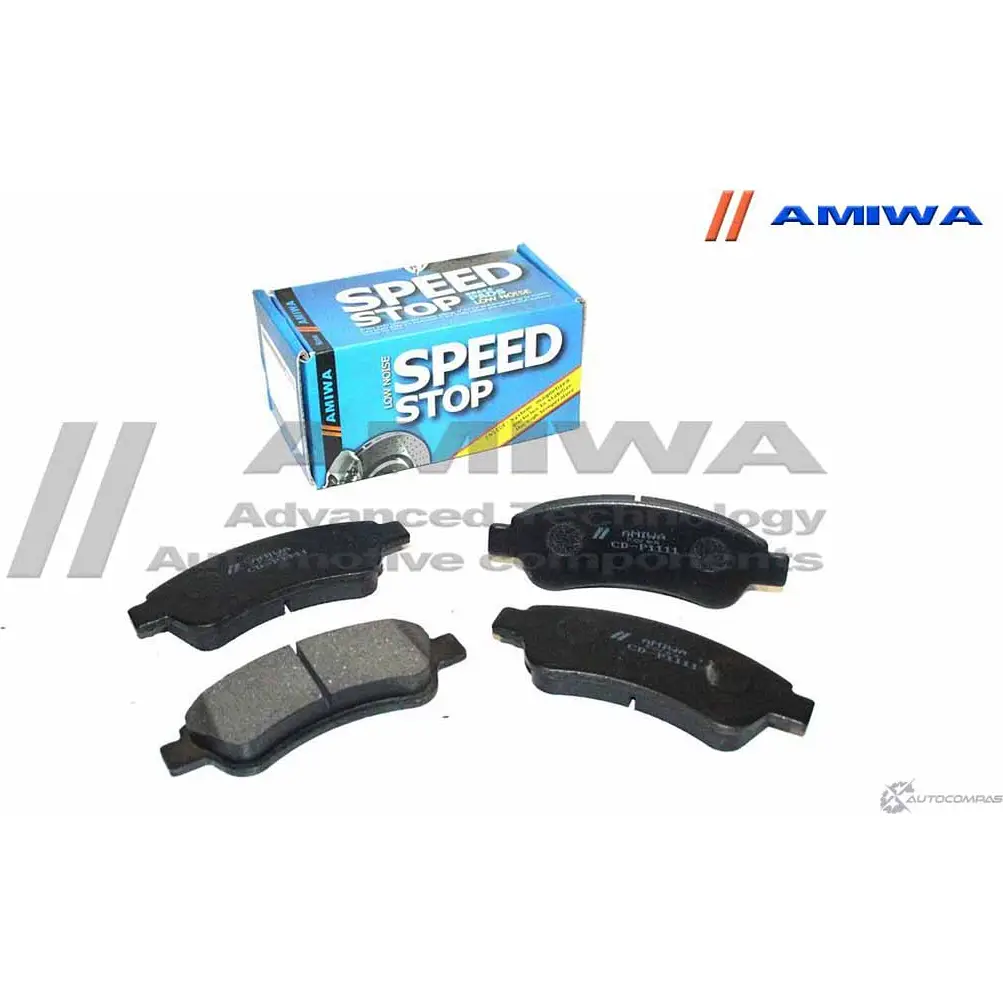 Колодки тормозные дисковые задние speed stop AMIWA CDP1111 ZTN WE CHOSL2 1422490499
