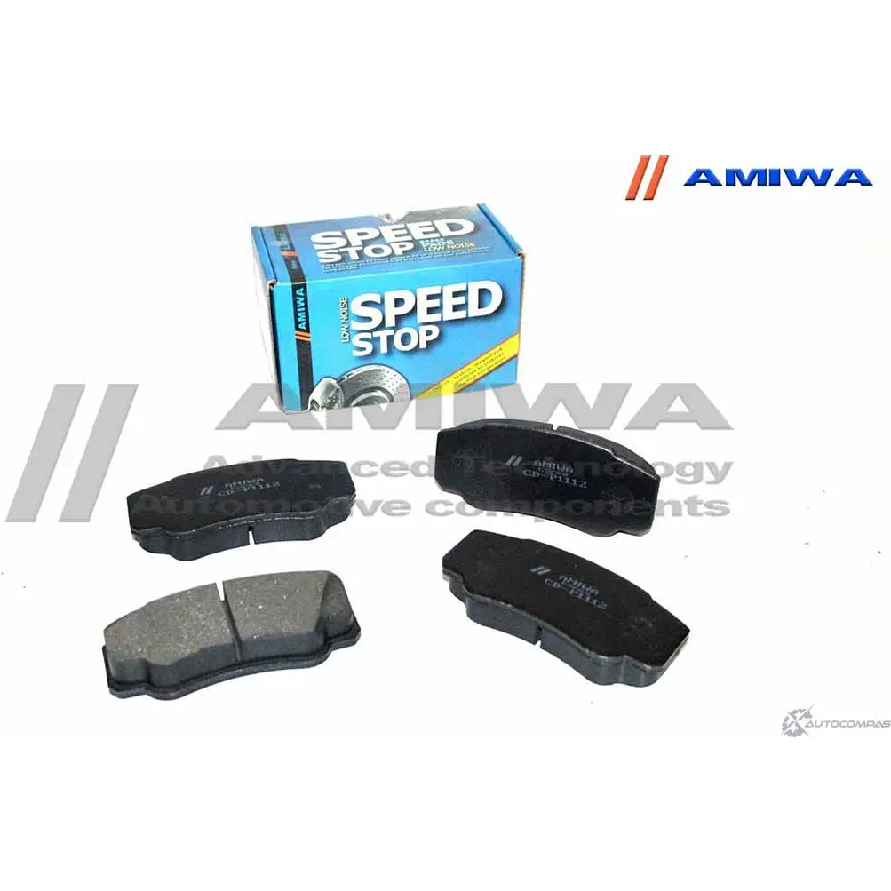 Колодки тормозные дисковые задние speed stop AMIWA CDP1112 8O4D937 1422490508 UG4ZH WE