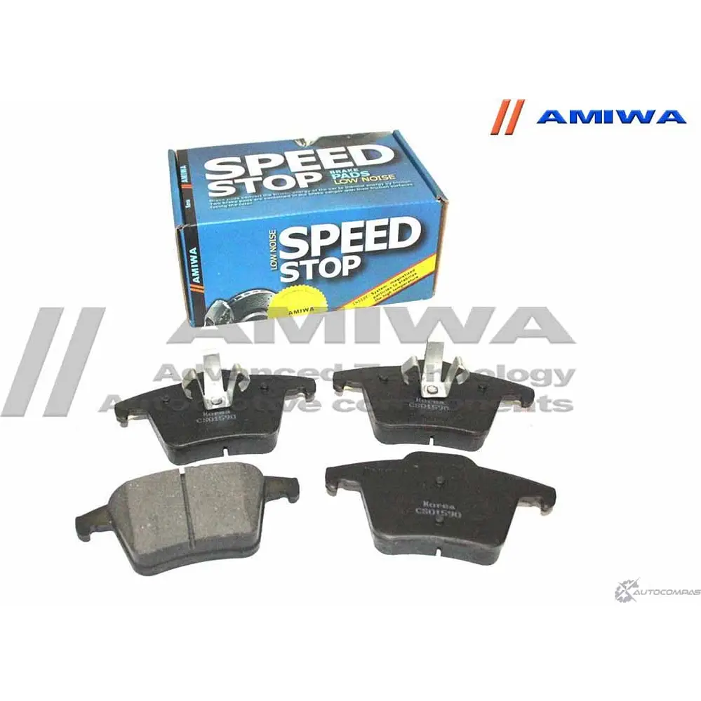 Колодки тормозные дисковые задние speed stop AMIWA NIHTXO 1422490512 CS01590 HKPQB 57 изображение 0