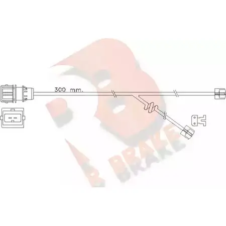 Датчик износа тормозных колодок R BRAKE X8SC7N9 4387237 2 9088 610304RB изображение 0