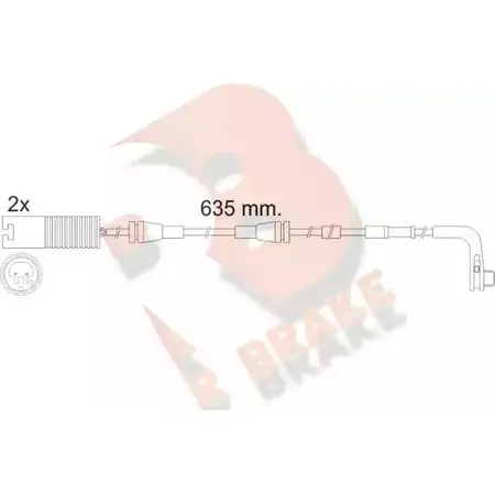 Датчик износа тормозных колодок R BRAKE 610474RB 23 793 23916 4387294