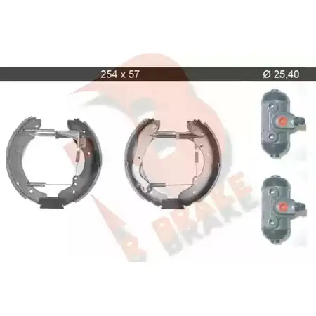 Тормозные колодки, комплект R BRAKE P TF81 79RBKT0081 4388205 J2K54PH изображение 0