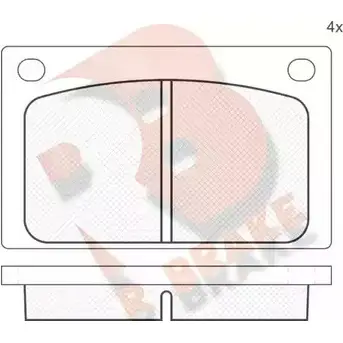 Тормозные колодки, дисковые, комплект R BRAKE RB0142 201 52 20314 4388267