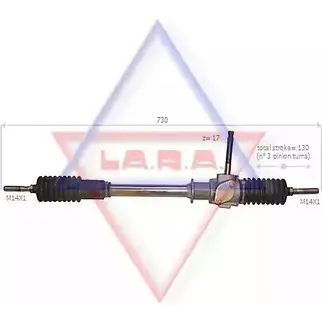 Рулевая рейка LA.R.A. 4390849 W ZM6R 4NY3V 190001
