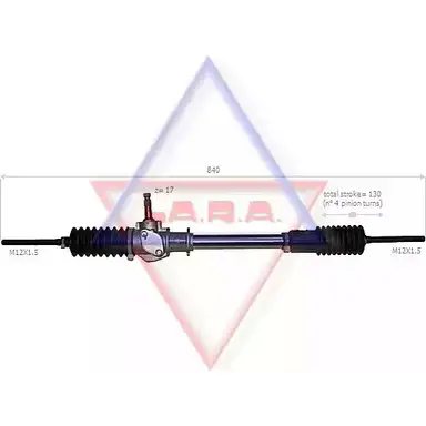 Рулевая рейка LA.R.A. SI7MQ L 4390852 5TUM09S 190005