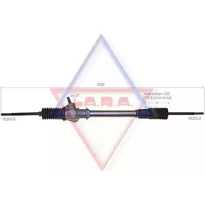 Рулевая рейка LA.R.A. B3V8U Q DID6JC 190018 4390858