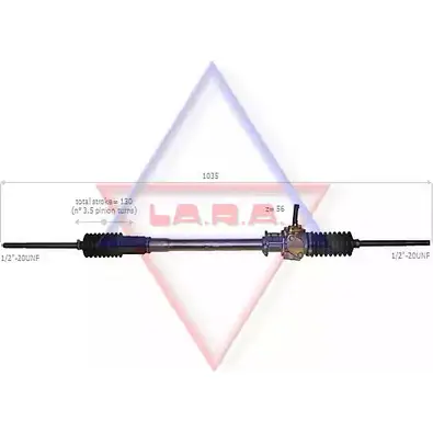 Рулевая рейка LA.R.A. 200501 4390918 RISXW4I PA 0ZP