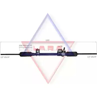 Рулевая рейка LA.R.A. 200503 IJZUI0B FJL1I 3 4390920 изображение 0