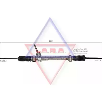 Рулевая рейка LA.R.A. NXRWS 290011 4390961 Q7 PXC изображение 0