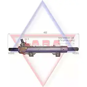 Рулевая рейка LA.R.A. 4390969 RW33 X 0TG5U80 300002