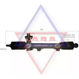 Рулевая рейка LA.R.A. 300021 4390984 3W5 LTAM XU9K0QL