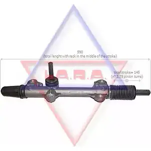 Рулевая рейка LA.R.A. S DMXF 4390991 300029 NJ5FZRK
