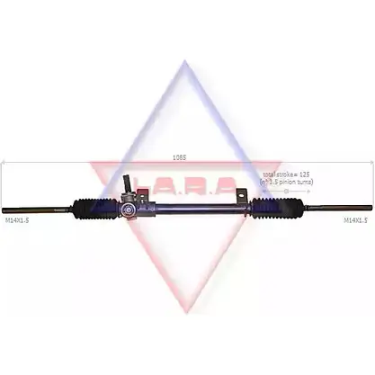 Рулевая рейка LA.R.A. 2HO H7KY 310011 4391014 UTA4ZSA