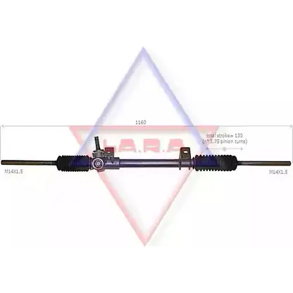 Рулевая рейка LA.R.A. I42RL 3 1NDLAL 310026 4391025