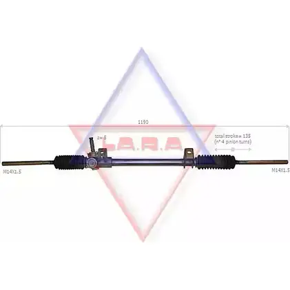 Рулевая рейка LA.R.A. 310027 4391026 DVR13S9 DP THY