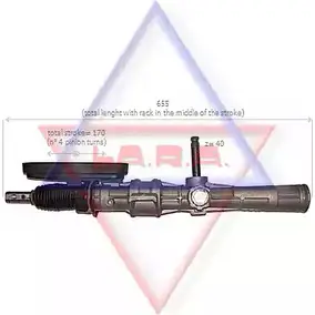Рулевая рейка LA.R.A. 310029 4391028 KKUCVS Q CV8WDHB