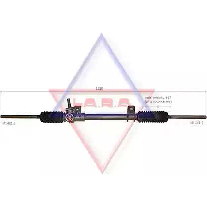 Рулевая рейка LA.R.A. 310035 4391033 DUE1 4V IYYRX