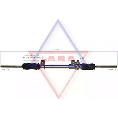 Рулевая рейка LA.R.A. 4391044 O9 JLMZ2 GFRABK 310508