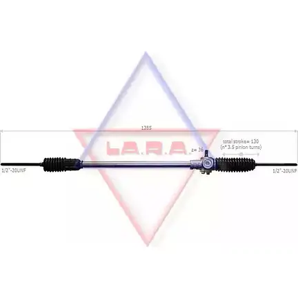 Рулевая рейка LA.R.A. R O9CHR Q3ZHF 900132 4391121