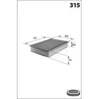 Воздушный фильтр LUCAS FILTERS VPDHU3 4401116 LFAF286 YILXD RX изображение 0