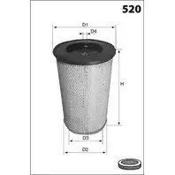 Воздушный фильтр LUCAS FILTERS QGQABTJ GC I120 LFAF347 4401176