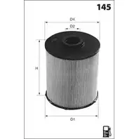 Топливный фильтр LUCAS FILTERS LFDE138 4401493 HC793G 5VPJ 59