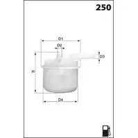 Топливный фильтр LUCAS FILTERS LFPF042 4401786 JBCT GI 58O1MK изображение 0