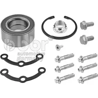 Ступичный подшипник, комплект BBR AUTOMOTIVE JHQGM2 001-51-12731 U R1QC 4411092 изображение 0
