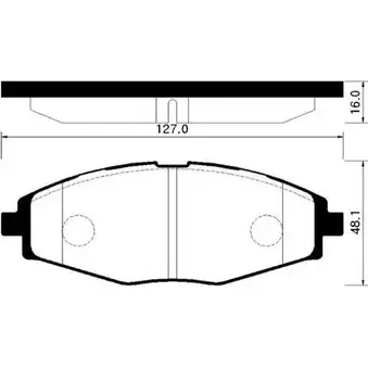 Тормозные колодки передние Daewoo lanos 97- matiz 98- HSB HP2002 N2TZ CE 4414960 изображение 0