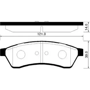 Тормозные колодки, дисковые, комплект HSB HP2009 4414967 K4NJBO FT 23Z