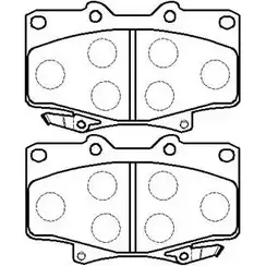 Тормозные колодки, дисковые, комплект HSB QZMGT HP5010 4ZP 01 4415010 изображение 0