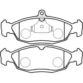 Тормозные колодки, дисковые, комплект HSB YQ OK59 HP5046 4415046 LI6Y0OB изображение 0