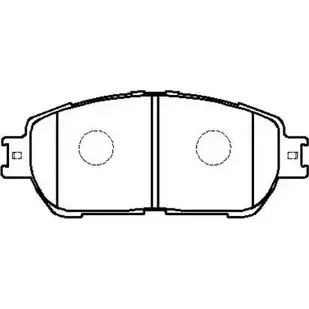 Тормозные колодки, дисковые, комплект HSB QKAYO6I 4415054 HP5054 K57B 2T0 изображение 0