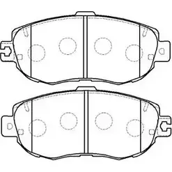 Тормозные колодки, дисковые, комплект HSB 120FMP 4415069 717IB0 E HP5071 изображение 0