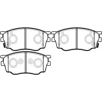 Тормозные колодки, дисковые, комплект HSB 4415134 8BCQZG HP5144 MH 4I3FA изображение 0