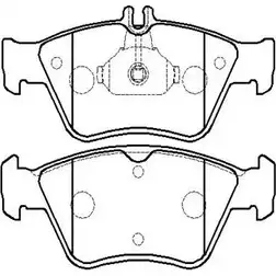 Тормозные колодки, дисковые, комплект HSB 4415182 6 69G4 HP5195 EAOMN
