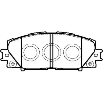 Тормозные колодки, дисковые, комплект HSB JW2Y ML M3UF6LE HP5245 4415218 изображение 0