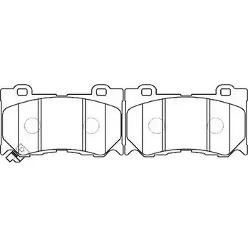 Тормозные колодки, дисковые, комплект HSB GWA4J HP5248 C 9PFJB 4415221 изображение 0