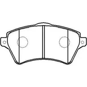 Тормозные колодки, дисковые, комплект HSB 2I4TU MM PO1 HP8214 4415278